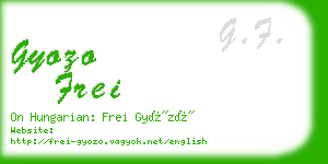 gyozo frei business card